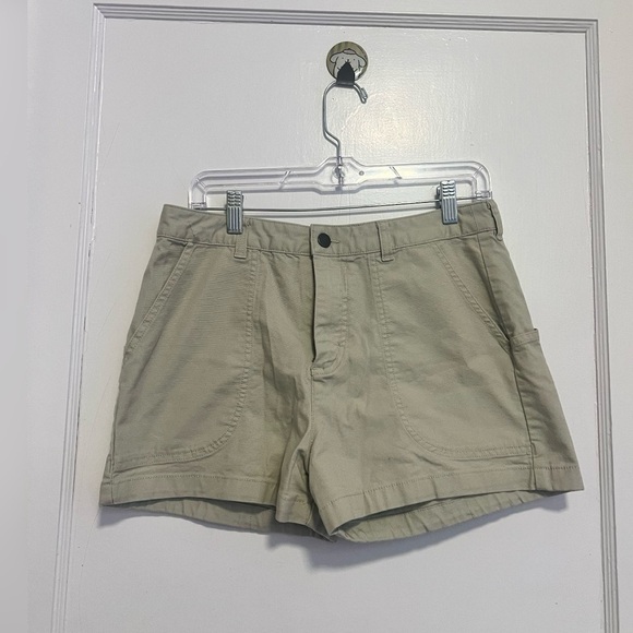 Patagonia Shorts stand up tulip petal khaki tan high rise short safari vintage - Picture 1 of 3